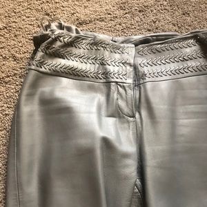 CACHE GENUINE LEATHER PANTS